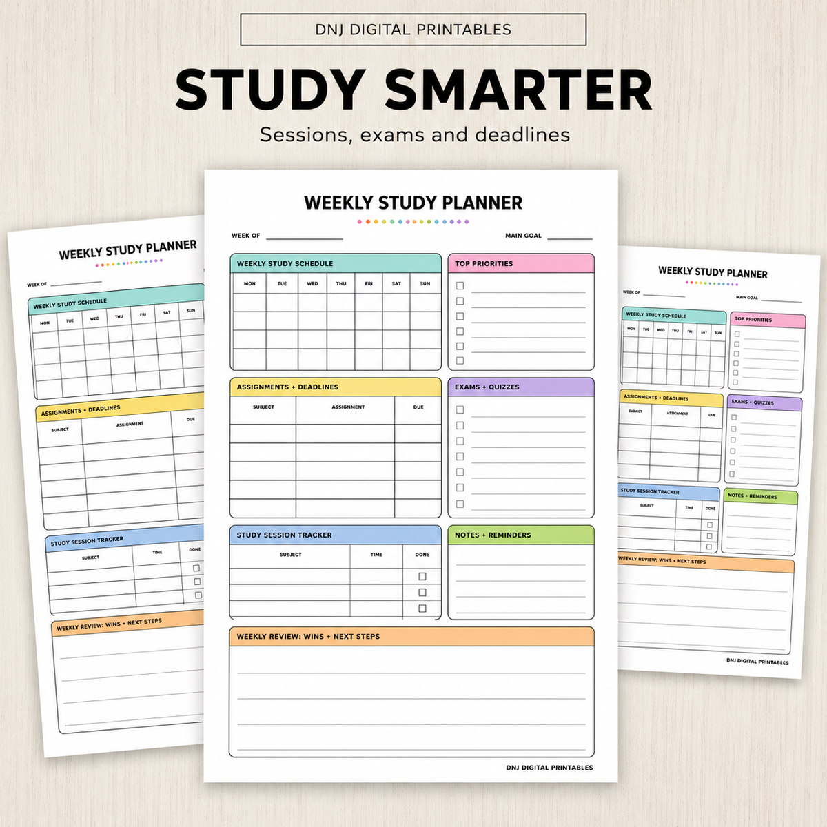 Assignment Exam Homework Tracker,