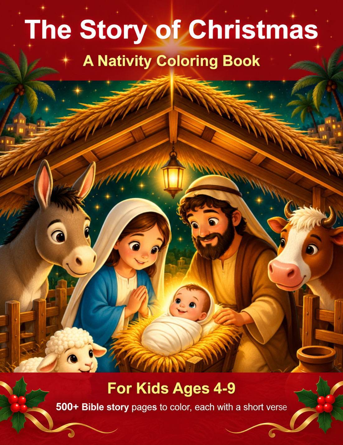 The Magical Christmas Nativity Coloring Book for Kids