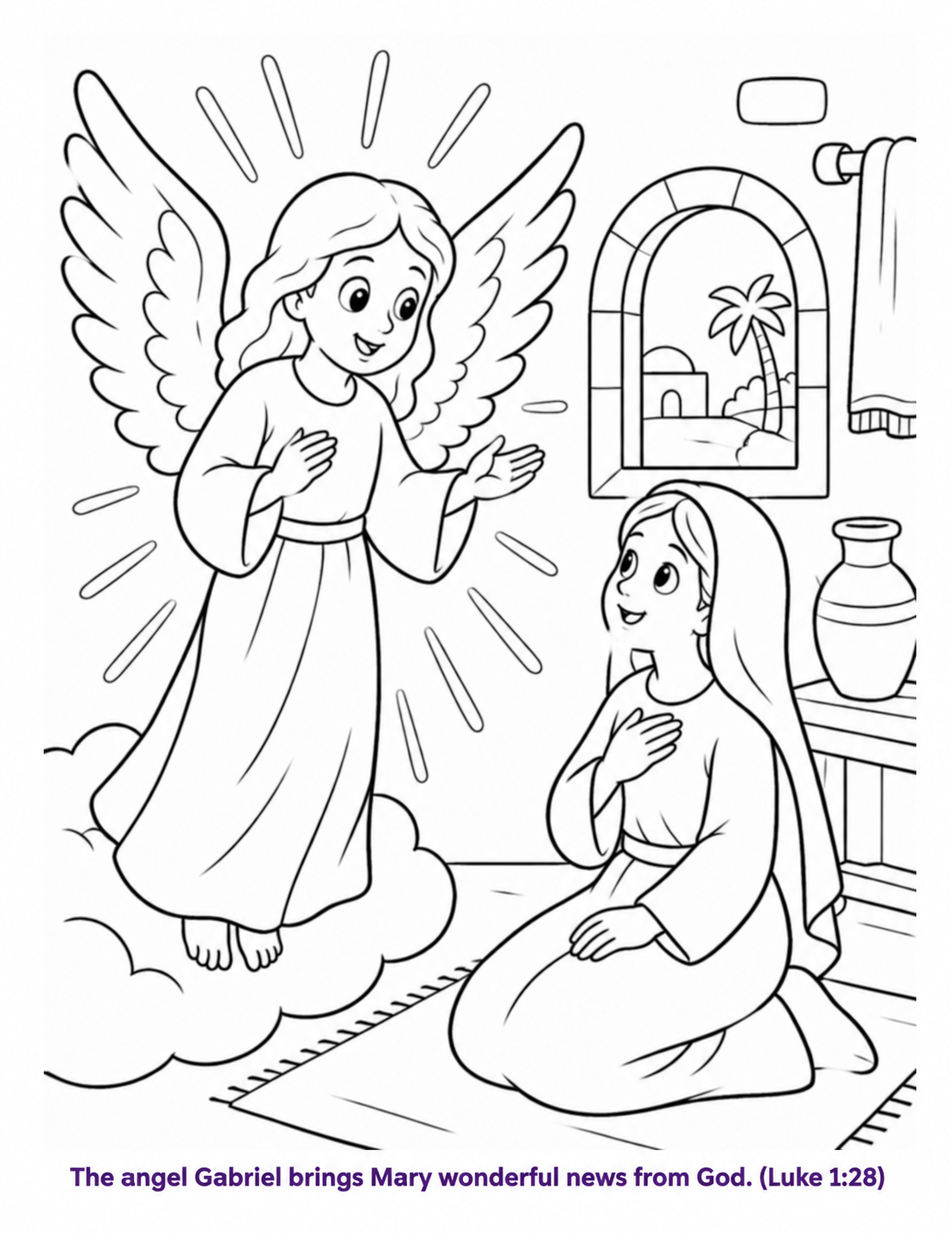 The Magical Christmas Nativity Coloring Book for Kids