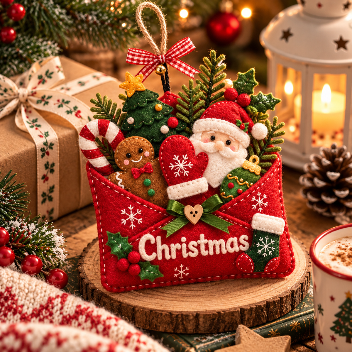 Stitched with Love: Magical Christmas Felt Ornament Collection