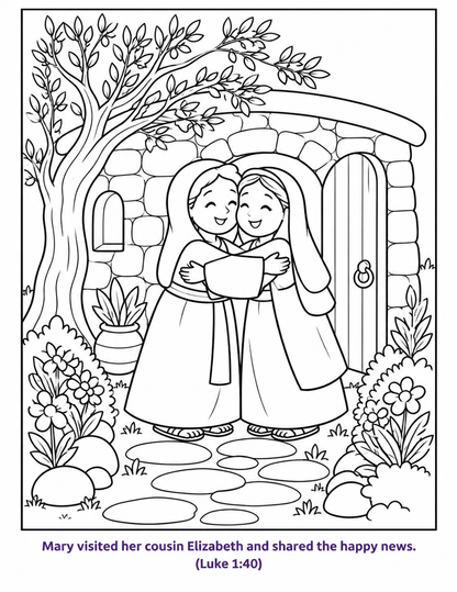 The Magical Christmas Nativity Coloring Book for Kids