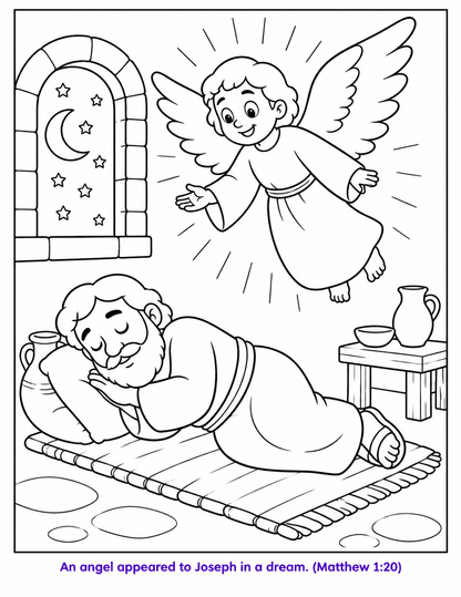 The Magical Christmas Nativity Coloring Book for Kids
