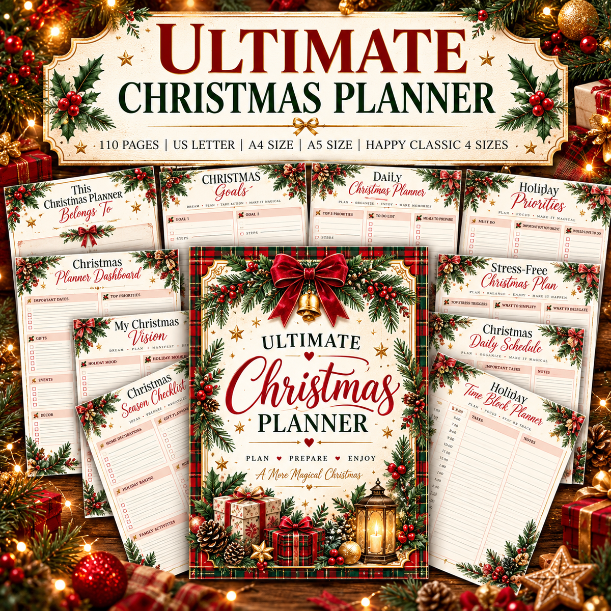 Ultimate Christmas Printable Planner