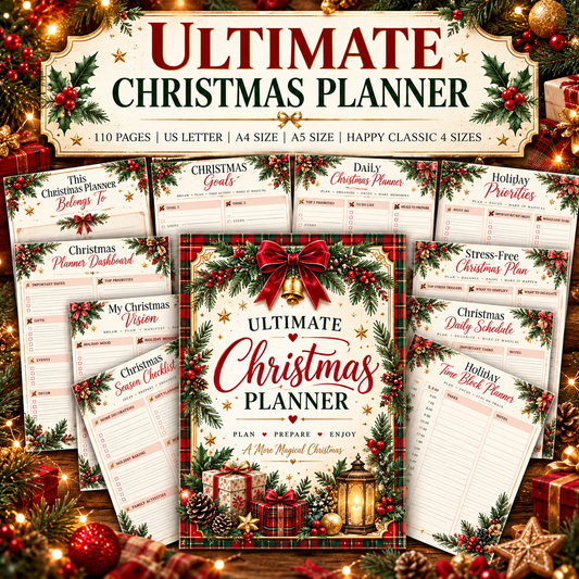 Ultimate Christmas Printable Planner